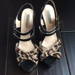 Charles David High Heel Platform Sandals